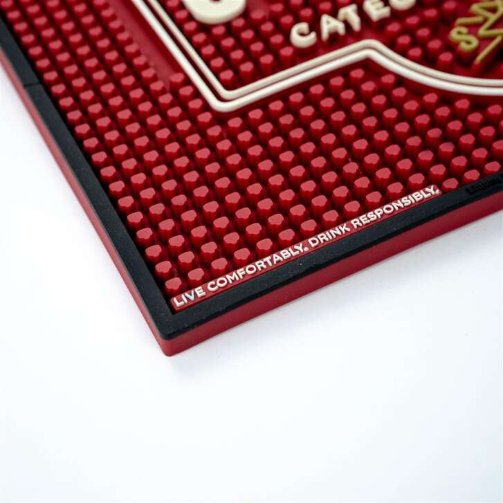 1x Southern Comfort Whiskey Bar Mat, Large, Red, 35 x 27