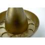 1x Sierra Tequila Tray Shot Tray Hat Shape Gold