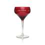 6x Piper-Heidsieck Champagne Glass Piscine Flute Red