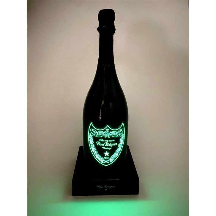 1x Dom Perignon Champagne empty bottle display bottle Lumi 0.75l