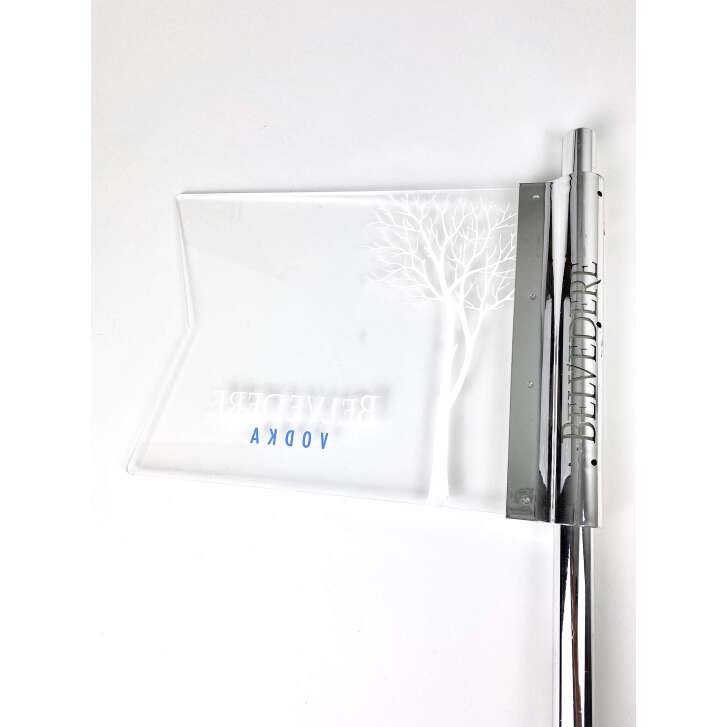 1x Belvedere Vodka Flag LED Plastic 1.75l