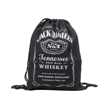 Jack Daniels whiskey jute bag backpack festival logo...