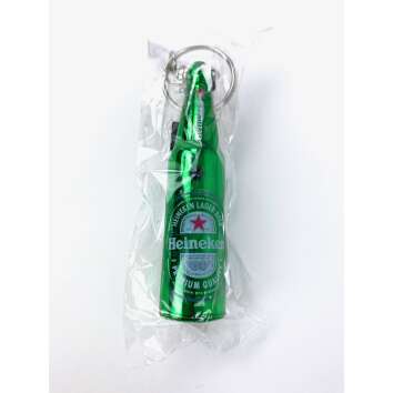 1x Heineken beer flashlight key ring green