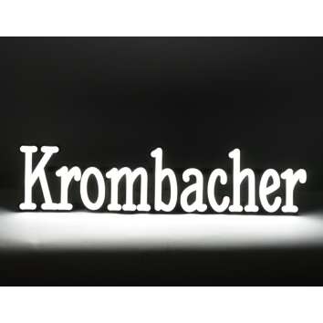 1x Krombacher beer neon sign white neon 60 x 18