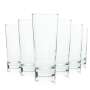 6x Teinacher glass 0.3l tumbler long drink glasses Gastro mineral water sparkling water