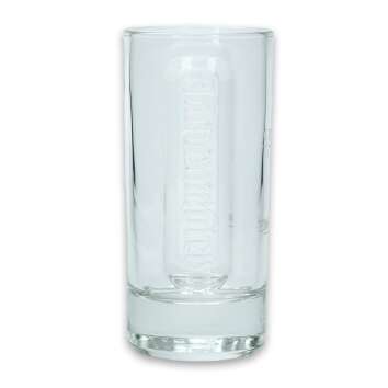 2x Jägermeister Liqueur Glass Longdrink 0,1l Relief
