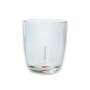 6x Apollinaris water glass tumbler design red
