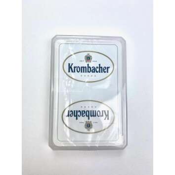 1x Krombacher beer card game white