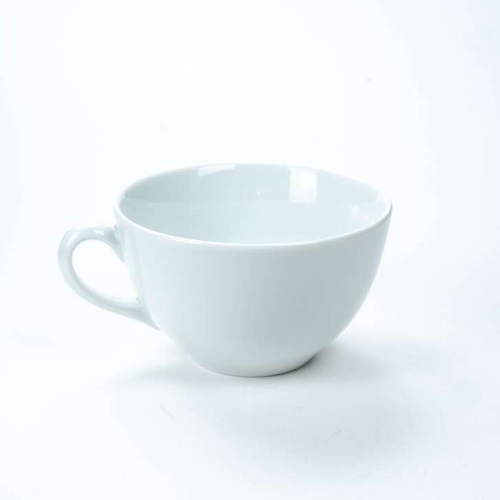 1x Chaqwa coffee cup, white, 0.35 l, cappuccino