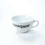 1x Chaqwa coffee cup, white, 0.35 l, cappuccino