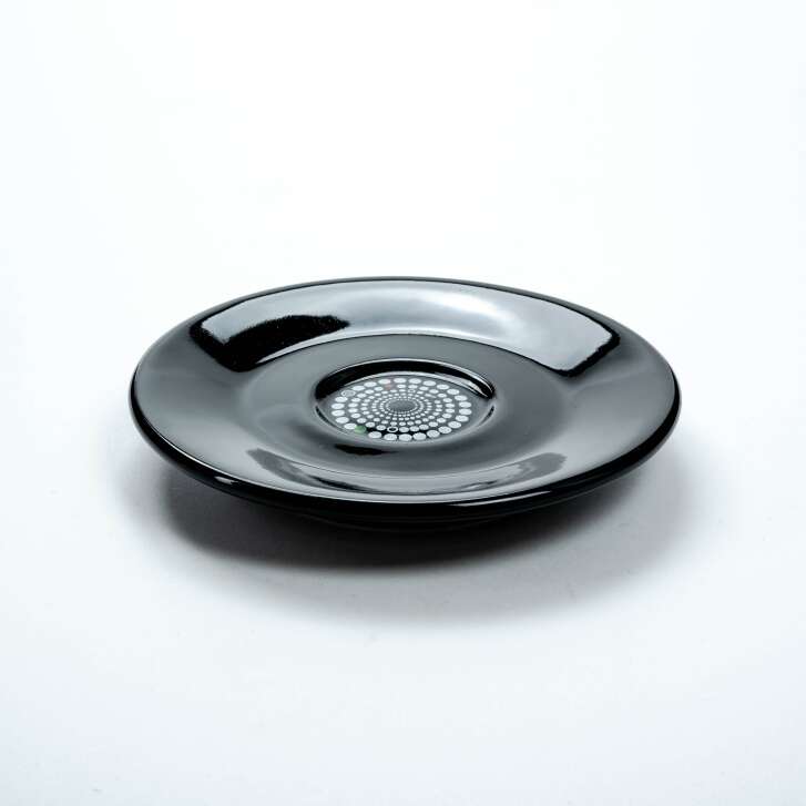 1x Chaqwa coffee saucer, black, 12 cm