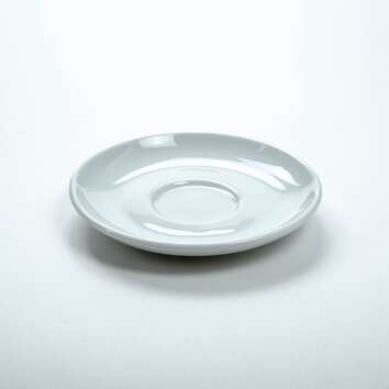 1x Chaqwa coffee saucer white 12cm