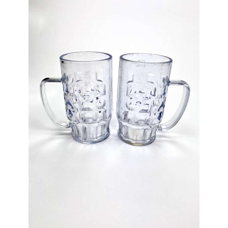1x Schorm glass reusable beer glass hard plastic 0.4l
