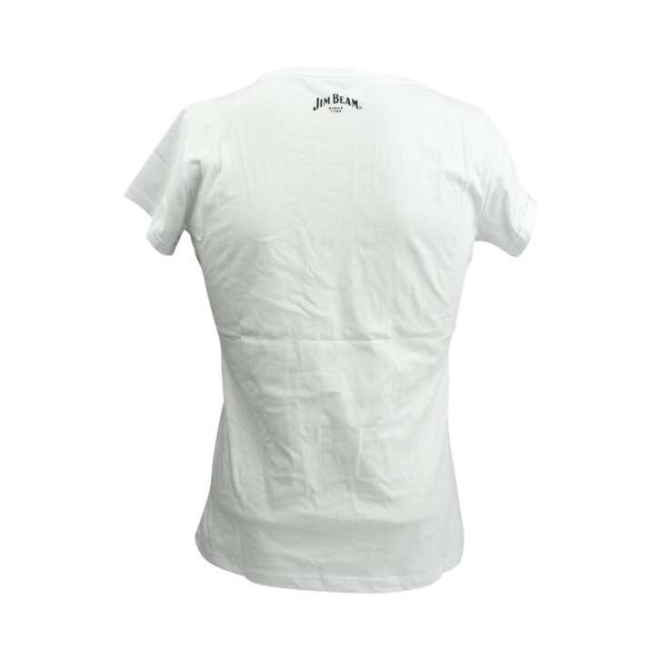 1x Jim Beam Whiskey T-shirt for women, size M, white