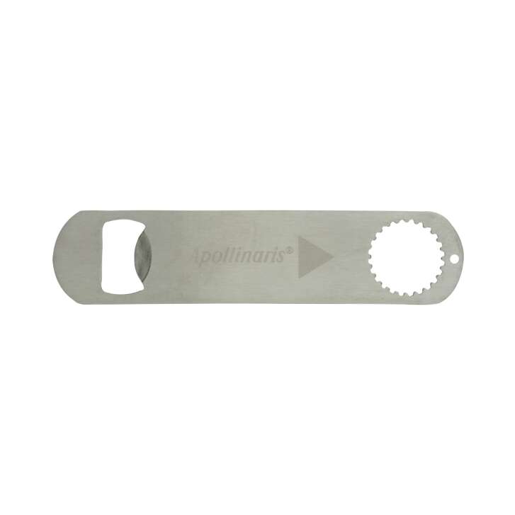 Apollinaris water bottle opener metal opener crown cork bar tool silver
