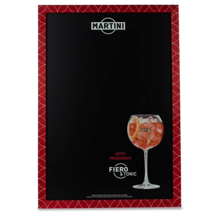 1x Martini vermouth chalkboard red frame