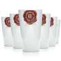 6x Jim Beam ceramic mug set, 0.4 l – earthenware mug without handle for whiskey, long drinks, and hot beverages