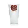 6x Jim Beam whiskey glass clay cup white