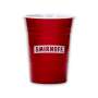 10x Smirnoff Vodka Reusable Red Cup Beer Pong Glass Glasses Plastic