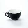 Set Ebay of 1 Chaqwa coffee cup black 0,2l Cappucino new + saucer