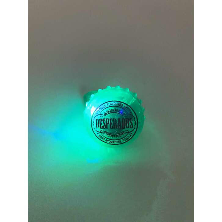 10x Deperados Blink Ring Light Ring Finger Ring LED Green Carnival Party Festival Malle