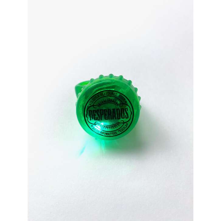10x Deperados Blink Ring Light Ring Finger Ring LED Green Carnival Party Festival Malle