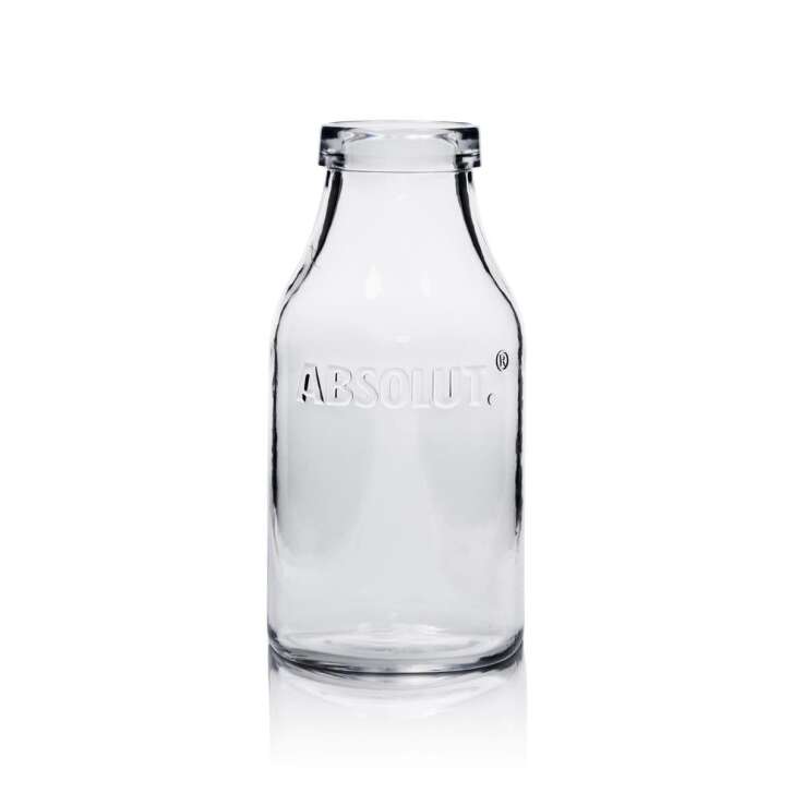 1x Absolut Vodka Milk Bottle Plastic Small