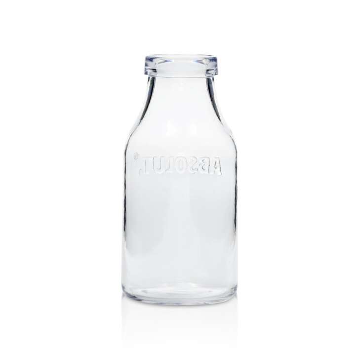 1x Absolut Vodka Milk Bottle Plastic Small