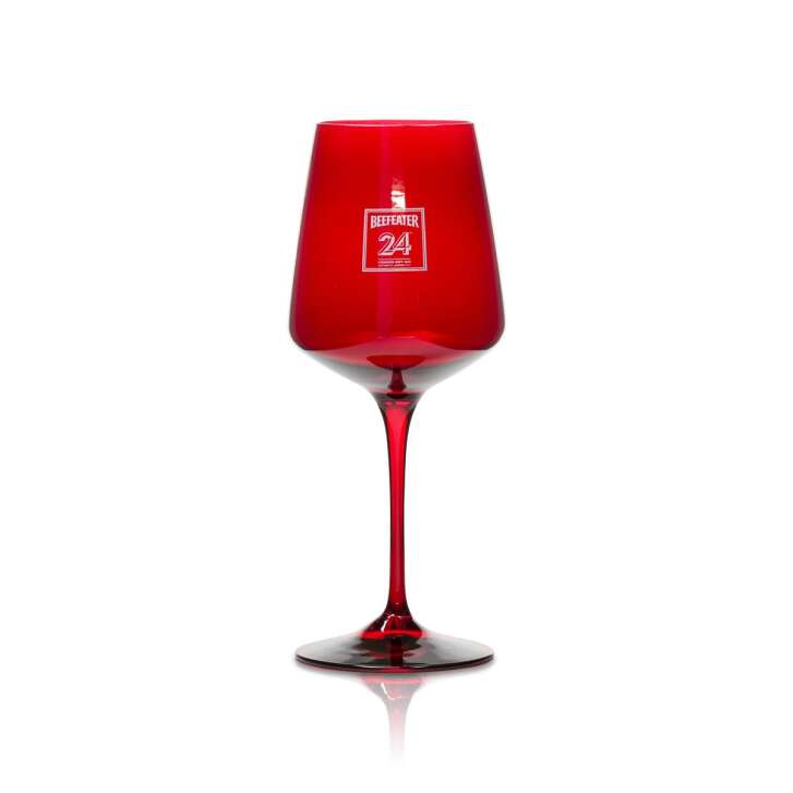1x Beefeater gin glass wine glass red 24