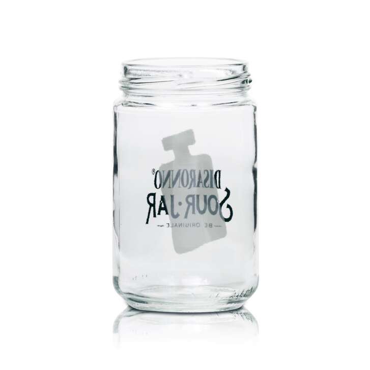 1x Disaronno Sour Glass 0.25l Small Preserving Jar Without Lid