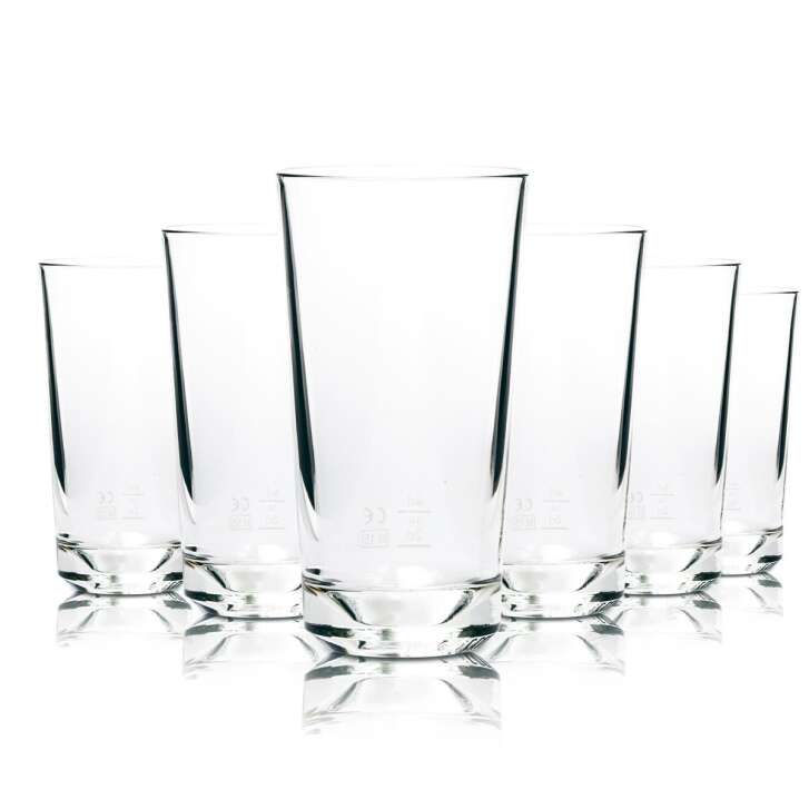 6x Absolut Vodka Glass Grcic Longdrink 33 cl