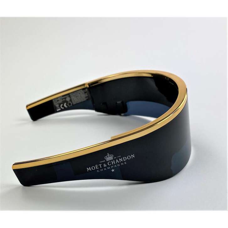 1x Moet Chandon Champagne LED glasses sunglasses with gold rim