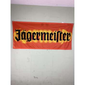 1x Jägermeister liqueur flag lettering on yellow...