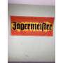 1x Jägermeister liqueur flag lettering on yellow orange 180 x 80