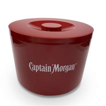 1x Captain Morgan rum cooler ice box 10l red