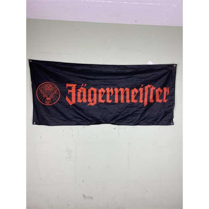 1x Jägermeister liqueur flag tension band 180 x 80