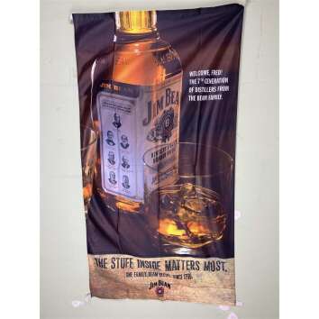 1x Jim Beam whiskey flag bottle 210 x 110