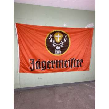 1x Jägermeister liqueur flag orange with stag 240 x 120