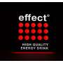 1x Effect Energy illuminated sign square silver red 30 x 30