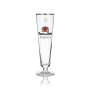 6x Thurn und Taxis glass 0.3l tulip beer glasses with gold rim, brewery set