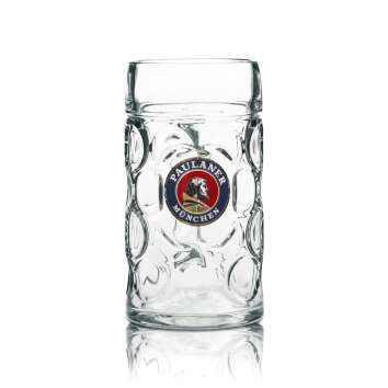 Paulaner glass beer mug 1l beer mug Seidel Mass glasses...