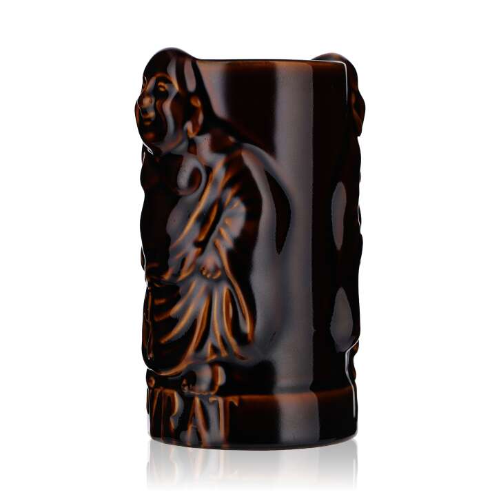 Pyrat XO Reserve Rum Ceramic Buddah Tiggi Glass Rum Glasses 0.49l Mug