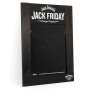 Jack Daniels XXL chalkboard writing board real wood whiskey "Jack Friday" black 60x80 cm