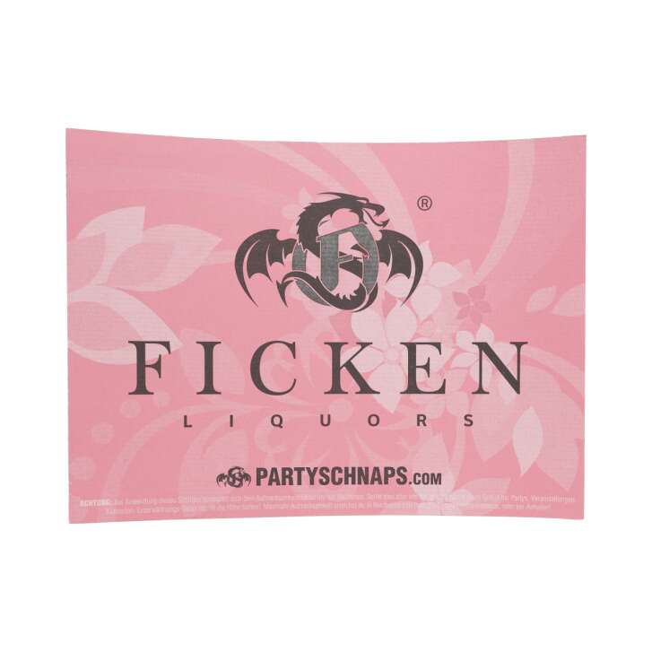 Fuck Liqueur Cardboard Sign Pink Logo Festival Wall Chalkboard Party Gag Camping Sign