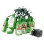 1x Jägermeister liqueur light chain mini bottles green