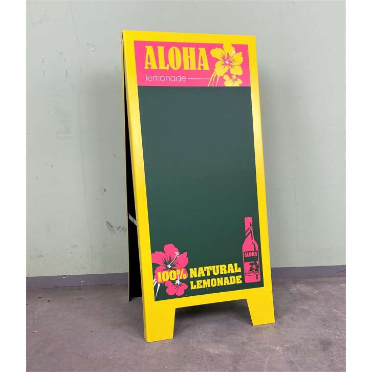 1x Aloha Lemonade board yellow 55 x 120