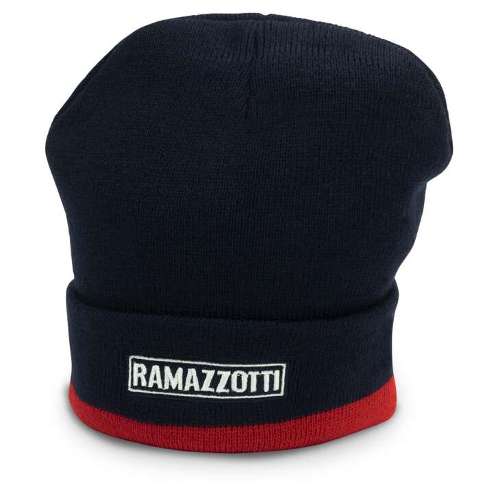 1x Ramazzotti liqueur cap wool blue foldable