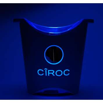 1x Ciroc Vodka Cooler Single LED Silver Le Bucket