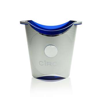 1x Ciroc Vodka Cooler Single WITHOUT LED Silver Le Bucket