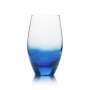 6x Ciroc Vodka glass long drink blue